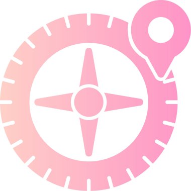 konum haritası pin simgesi düz biçimli