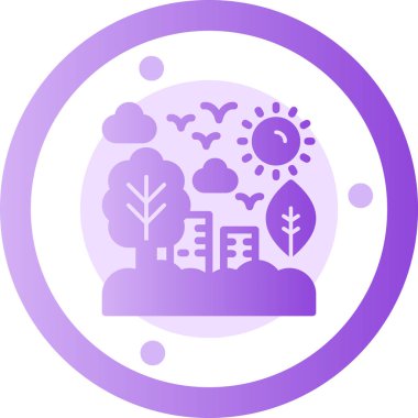 Bir ağacın vektör illüstrasyonu