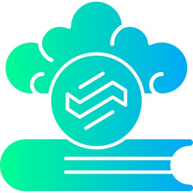 vektör Bulut simgesi illüstrasyonu