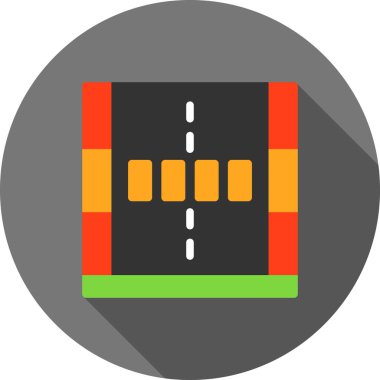 yol işareti vektör simgesi