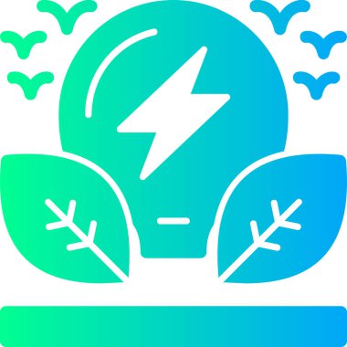 Beyaz arkaplanda yeşil ve beyaz renkli yıldırım simgesi izole edildi. Şimşek simgesi. Şimşek simgesi. Şimşek işareti. Renkli taslak konsepti. vektör illüstrasyonu