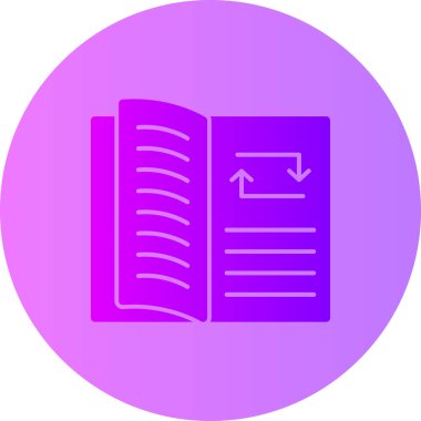 Kitap. Web simgesi basit illüstrasyon