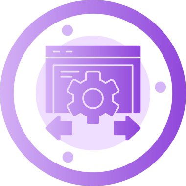 seo modern simgesinin vektör illüstrasyonu