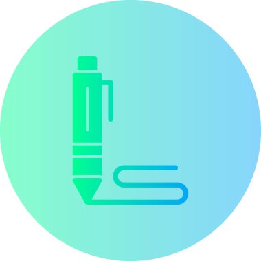 Kalem Ağı simgesi basit illüstrasyon