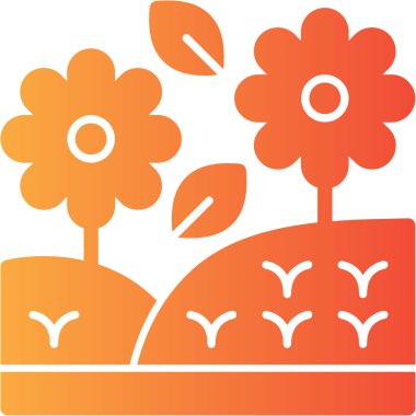 Bir çiçeğin vektör illüstrasyonu