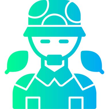 avatar adam simgesi düz stil