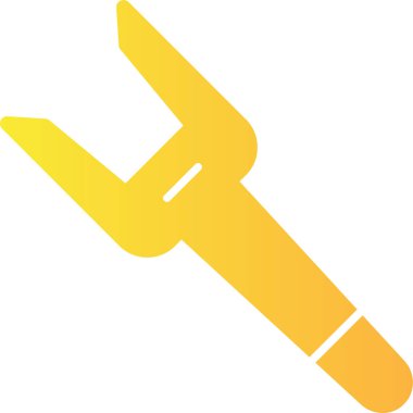 Bıçak. Web simgesi basit illüstrasyon