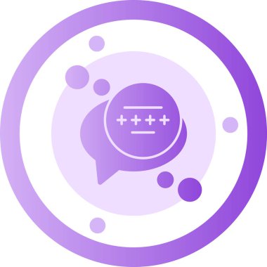 Mesaj var. Web simgesi basit illüstrasyon