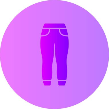 Pantolon. Web simgesi basit illüstrasyon