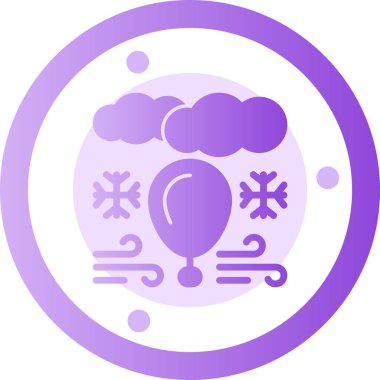 Kar simge vektör çizim