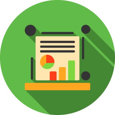 Çizelge. Web simgesi basit illüstrasyon