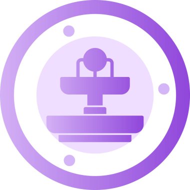 Zil. Web simgesi basit illüstrasyon