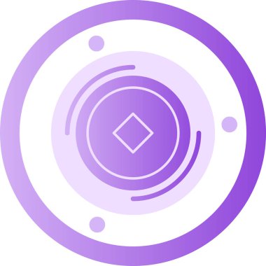 Modern bir simgenin vektör illüstrasyonu