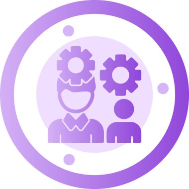 İş. Web simgesi basit illüstrasyon