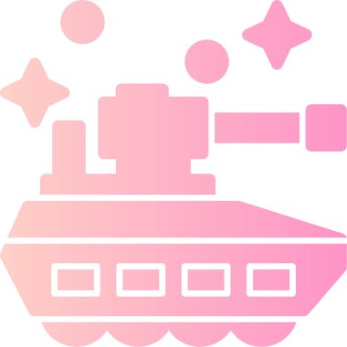 Gemi. Web simgesi basit illüstrasyon