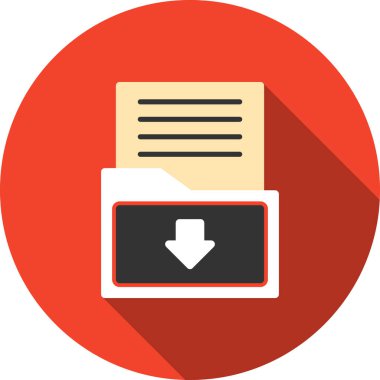 Dizin dosya vektör simgesi