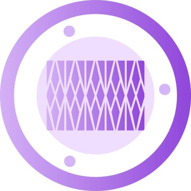 İplikli bir topun dairesel simgesi