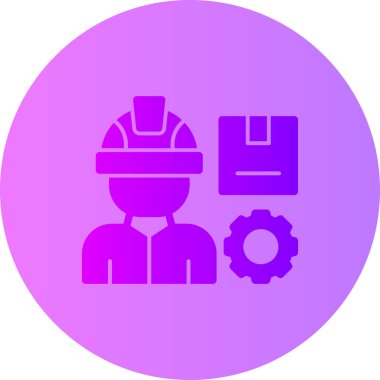 Mühendis simgesi vektör çizimi