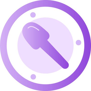 Pusula. Web simgesi basit illüstrasyon