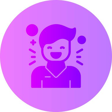 baş simge, vektör illüstrasyonu