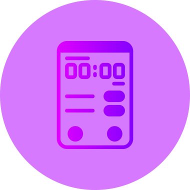 zaman simge vektör çizim