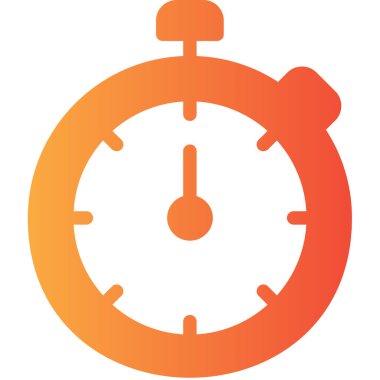 Zamanlayıcı Katı Çoklu Gradyan, Vektör İllüstrasyonu