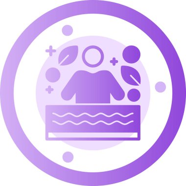 Bir yüzme havuzu ikonunun vektör çizimi