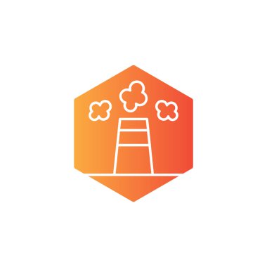 Beyaz arka planda izole edilmiş modaya uygun düz stil inşaat simgesi. Web sitenizin tasarımı ve logosu için inşaat sembolü.