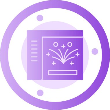 Modern eğitim ikonunun vektör illüstrasyonu