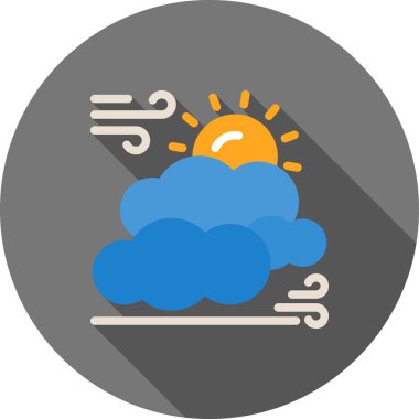 Bulut. Web simgesi basit illüstrasyon