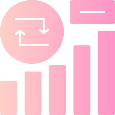Grafik çizelgesi simgesi tam biçimli