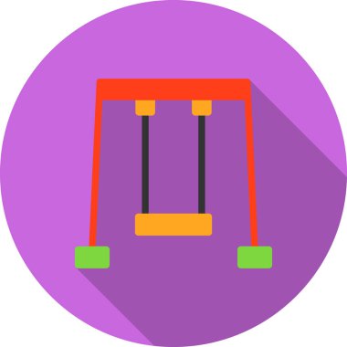 Salıncak Ağı simgesi basit illüstrasyon