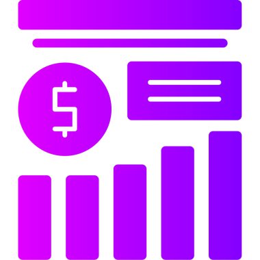 Dolar. Web simgesi basit illüstrasyon