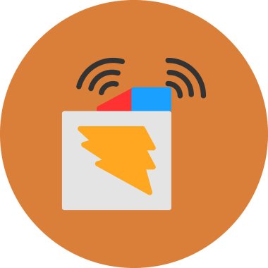 wifi düz vektör simgesi