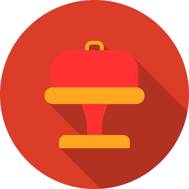 uzun gölgeli torba vektör simgesi