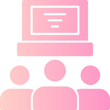 Bilgisayar. Web simgesi basit tasarım