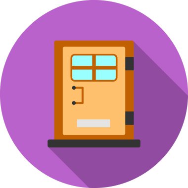 Ofis. Web simgesi basit illüstrasyon