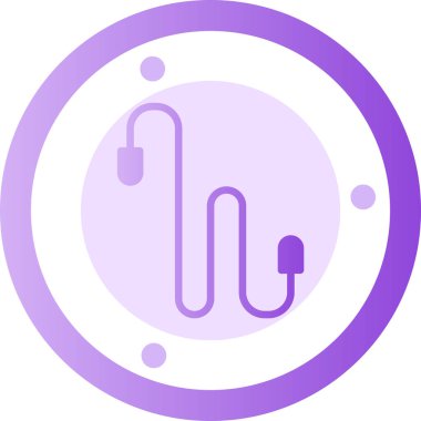 Bir gaz simgesinin vektör illüstrasyonu