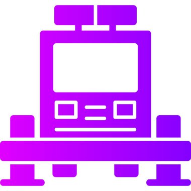 Yazıcı. Web simgesi basit illüstrasyon