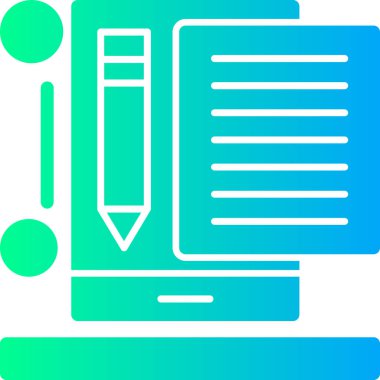 Belge. Web simgesi basit illüstrasyon