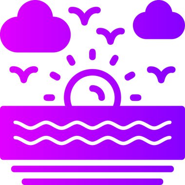 hava simgesi vektör illüstrasyonu