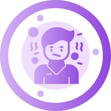 kullanıcı. Web simgesi basit illüstrasyon