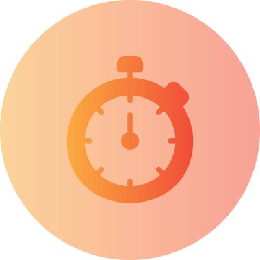 Vektör illüstrasyonu, saat simgesi arkaplanı