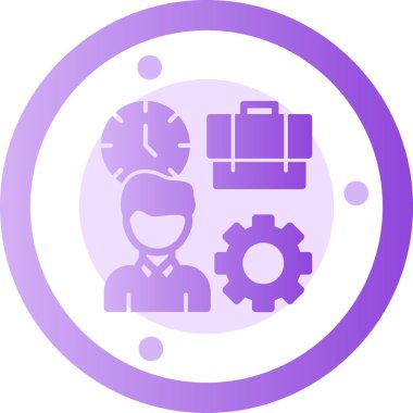 İş. Web simgesi basit illüstrasyon