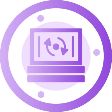 veri merkezi web simgesi vektör illüstrasyonu