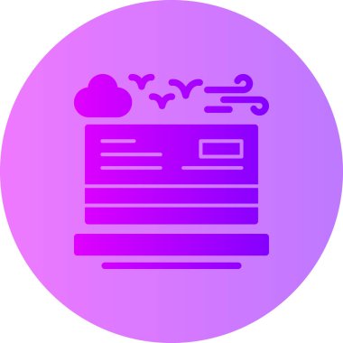 seo modern simgesinin vektör illüstrasyonu