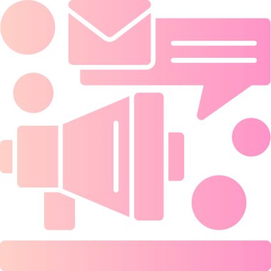 ileti simgesi, vektör illüstrasyonu