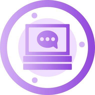 Modern bir simgenin vektör illüstrasyonu