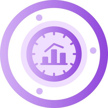 Bir ev simgesinin vektör illüstrasyonu