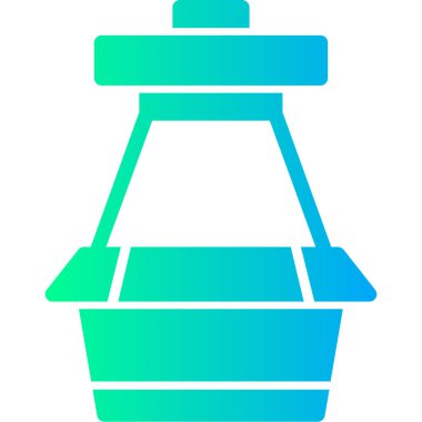 yiyecek içecek ikonu düz stil